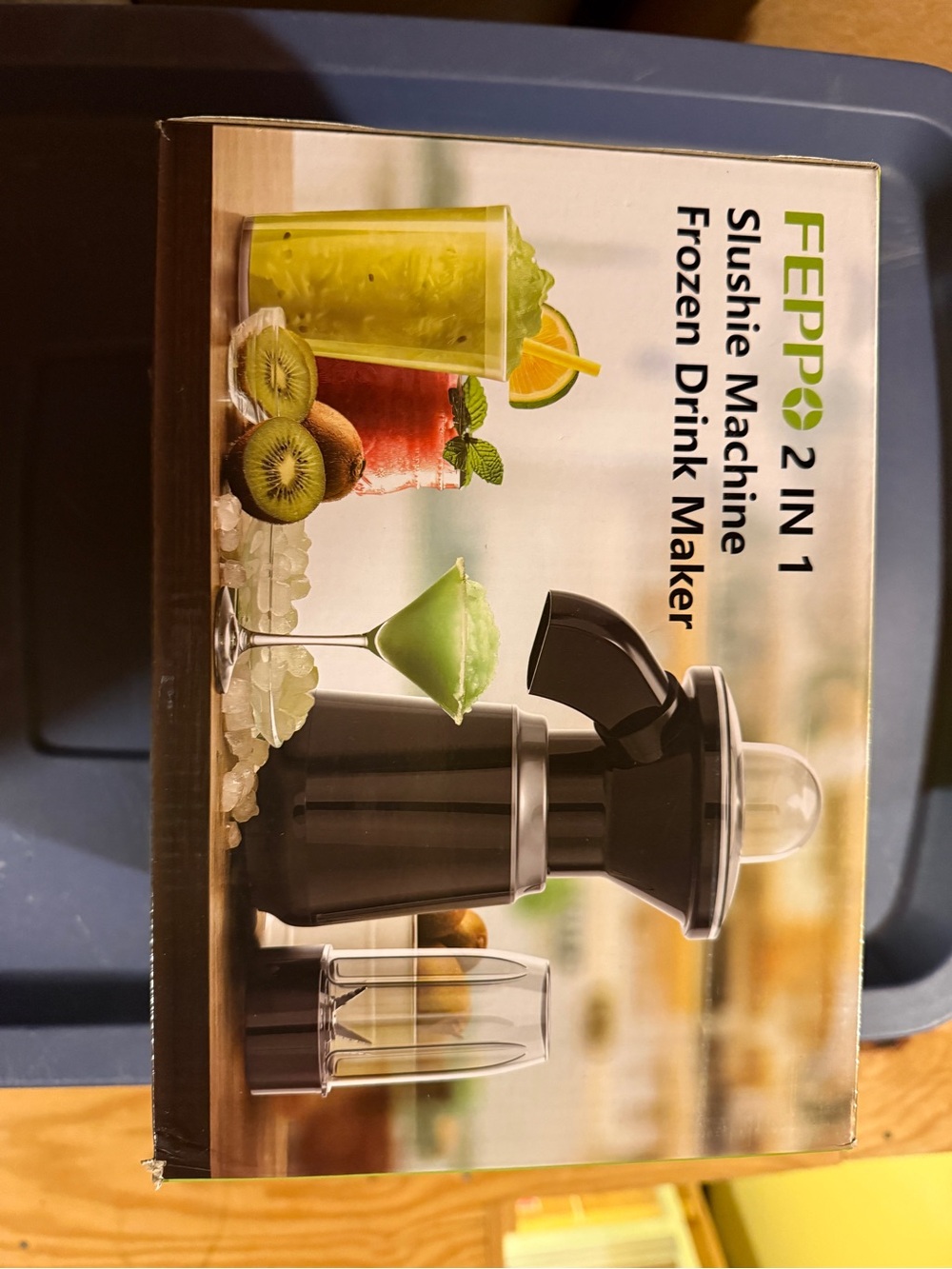 2-in-1 Black Slushie Machine Frozen Drink Maker